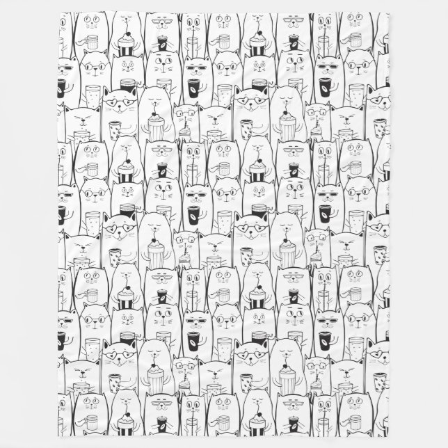 Adekvata katter fleecefilt (Framsidan)