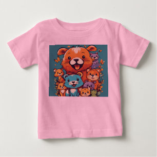 Adekvata slaktkroppsskorgsdesign för lekbarn t shirt