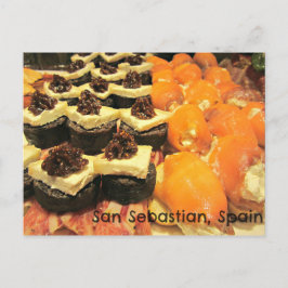 Adekvata sorter av Pinxtos i San Sebastian Vykort