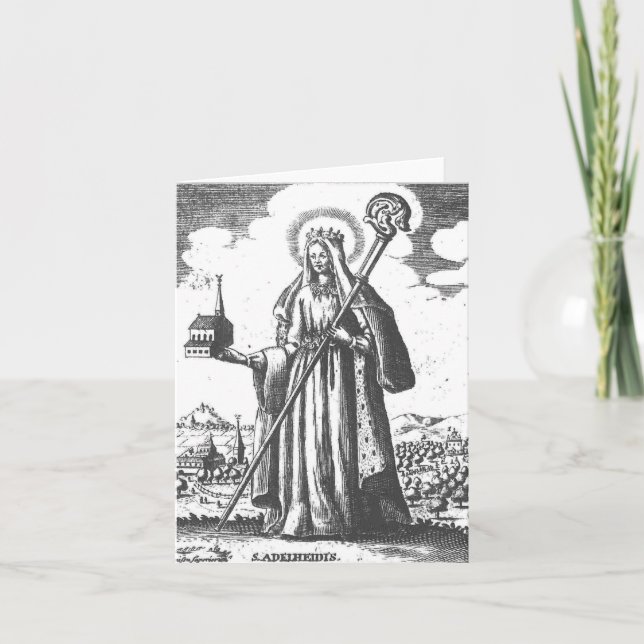 Adelaide, Abbess of Vilich Kort (Framsida)