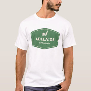 Adelaide Australia - Golf Course Destination Logot T Shirt