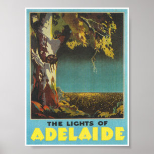 Adelaide Australia Vintage resor Poster