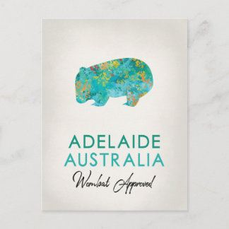 Adelaide Australia Wombat Vykort