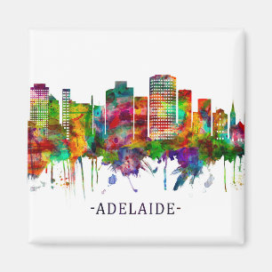 Adelaide Australien Skyline Magnet