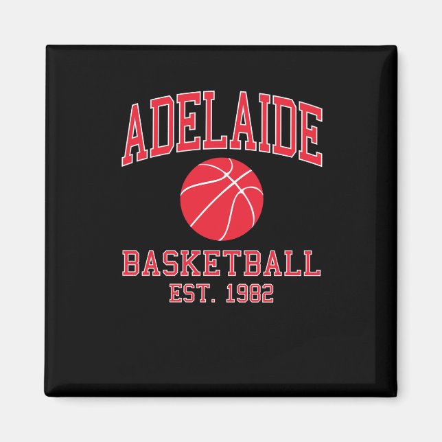Adelaide Basketball Magnet (Framsidan)