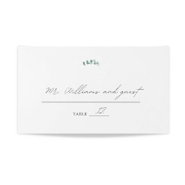 Adelaide Bröllop Watercolor Eucalyptus Placeringskort