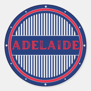 Adelaide City Pride Emblem – Australiensisk Identi Runt Klistermärke