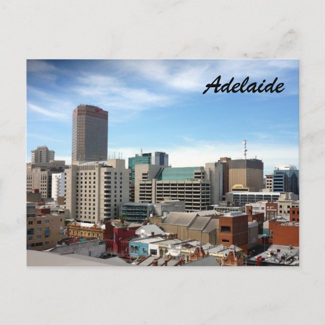 adelaide City Vykort (Framsida)