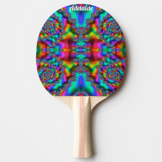 ADELAIDE ~ DISCO BOLL ~ Original Fractal ~ Pingisracket (Framsidan)