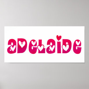 Adelaide i Hearts Poster