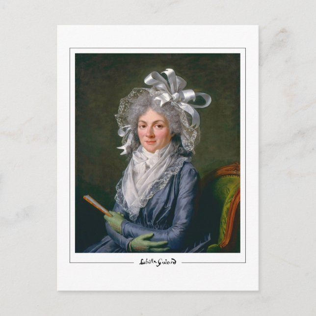 Adélaïde Labille-Guiard #1 - vykort för konst (Framsida)