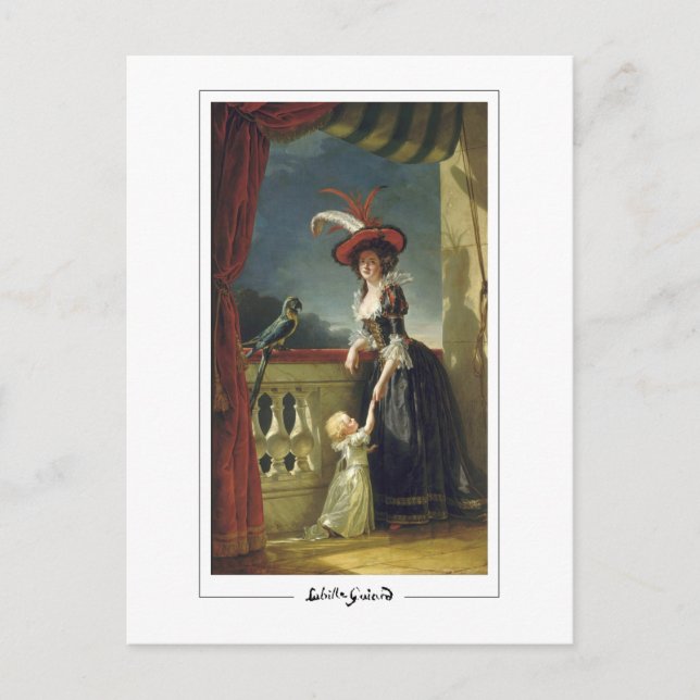 Adélaïde Labille-Guiard #24 - Konstkort Vykort (Framsida)