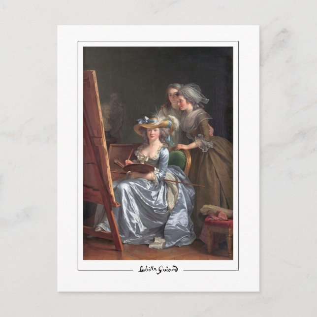 Adélaïde Labille-Guiard #2 - vykort för konst (Framsida)