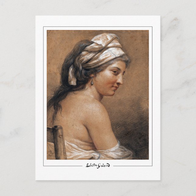 Adélaïde Labille-Guiard #3 - Finkonst Postkort Vykort (Framsida)