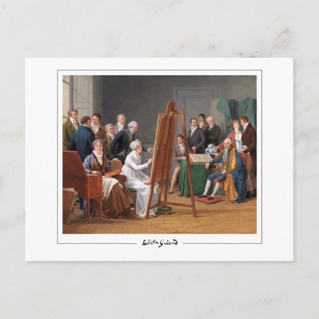 Adélaïde Labille-Guiard #4 - Finkonst Postkort Vykort (Framsida)