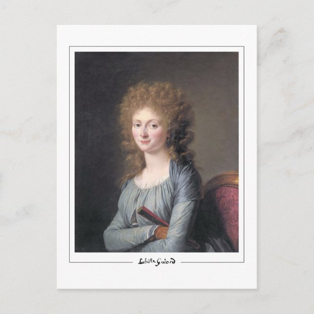 Adélaïde Labille-Guiard #6 - Finkonst Postkort Vykort (Framsida)