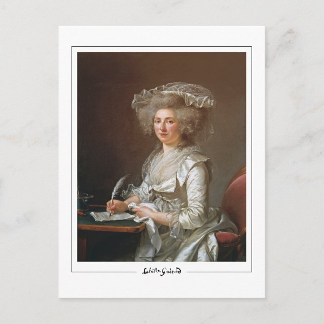 Adélaïde Labille-Guiard #8 - Finkonst Postkort Vykort (Framsida)