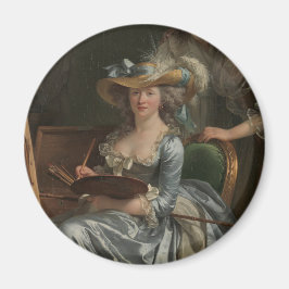 Adélaïde Labille-Guiard Woman Artist Self-Porträtt Magnet