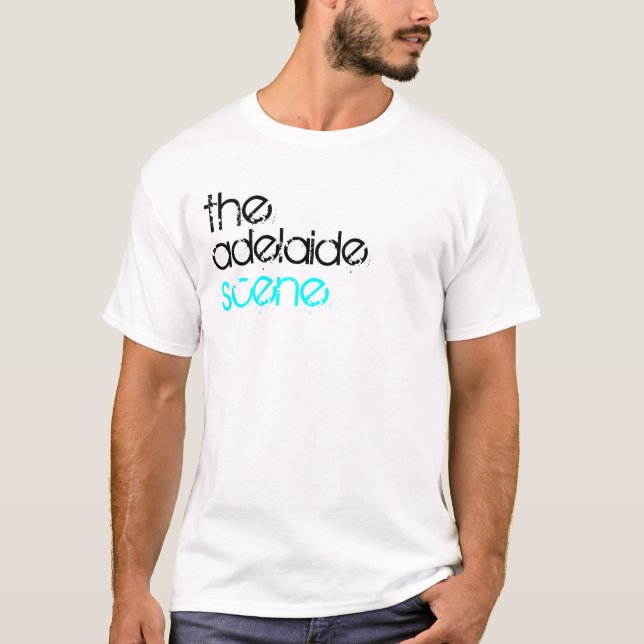 adelaide, plats t-shirt (Framsida)