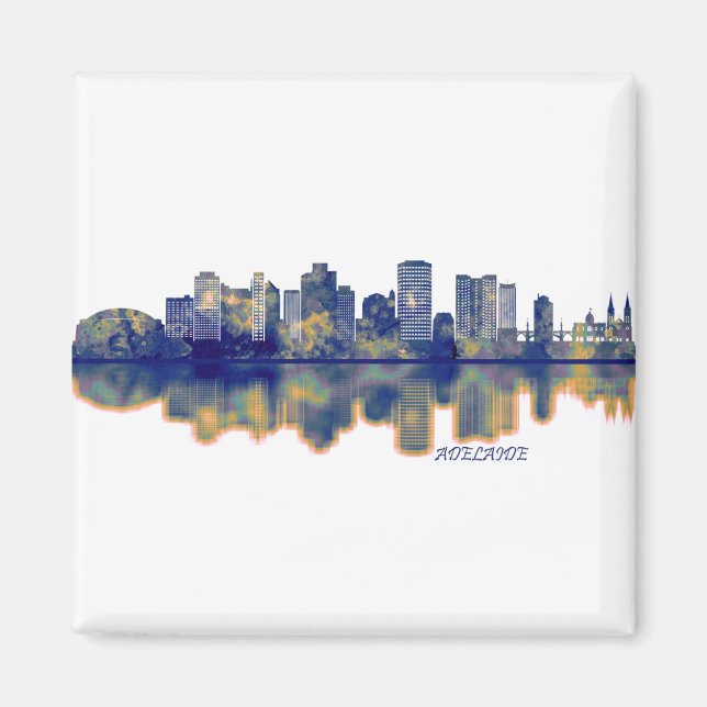 Adelaide Skyline Magnet (Framsidan)
