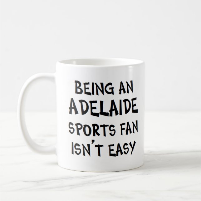 adelaide sports fan, being kaffemugg (Vänster)
