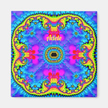 ADELE ~ 3D Fractal Design Fluoro Shades Magnet