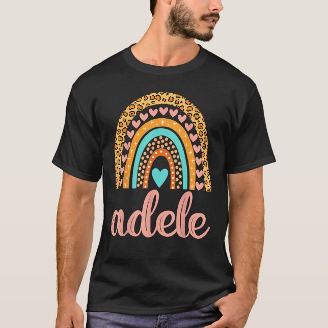 Adele Adele Namn Birthday Shirt Gift T (Framsida)