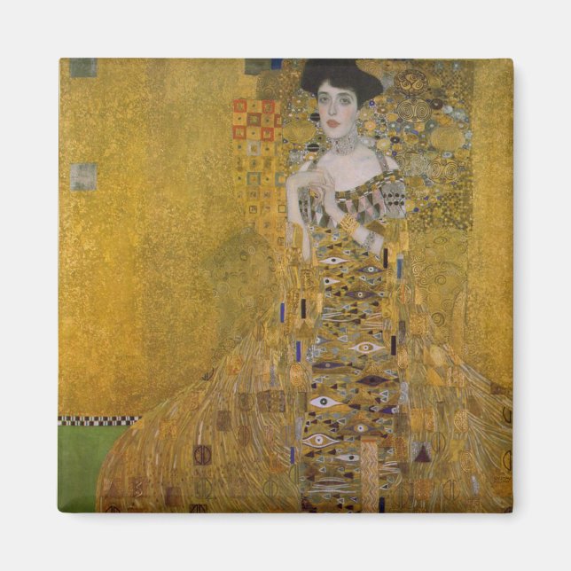 Adele Bloch Bauer av Gustav Klimt Magnet (Framsidan)