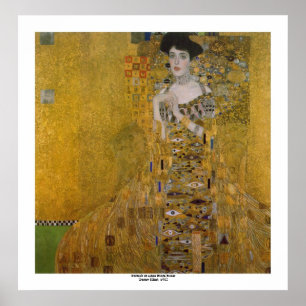 Adele Bloch Bauer av Gustav Klimt Poster