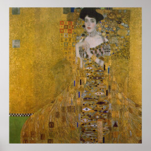 Adele Bloch Bauer av Gustav Klimt Poster