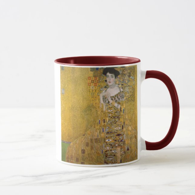 Adele Bloch-Bauer mig Gustav Klimt mugg (Höger)