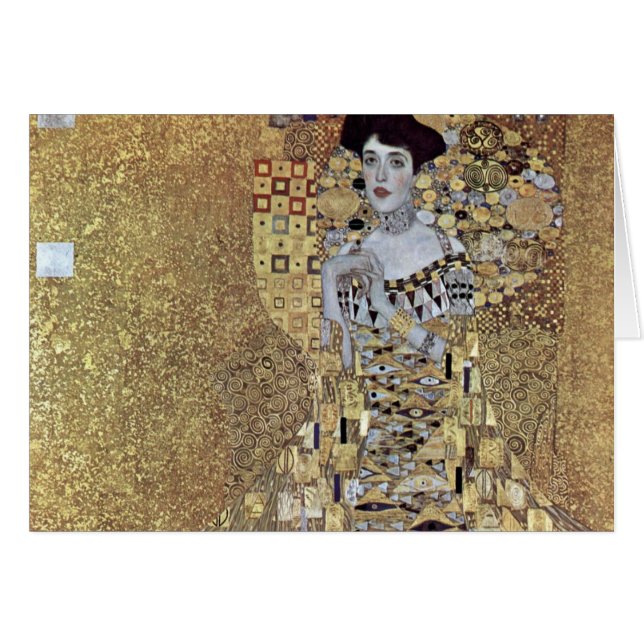 Adele Bloch-Bauer mig Hälsningskort (Framsidan Horizontal)
