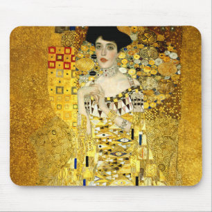 Adele Bloch-Bauer mig vid den Gustav Klimt art Musmatta