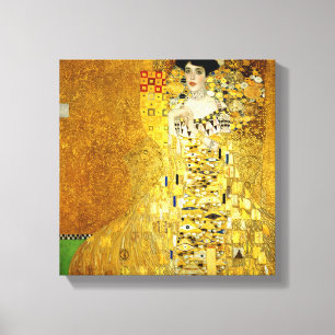 Adele Bloch-Bauer mig vid den Gustav Klimt Canvastryck