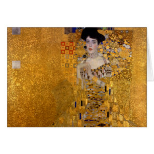 Adele Bloch-Bauers Porträtt av Gustav Klimt 1907 Hälsningskort