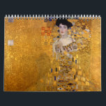 Adele Bloch-Bauers porträtt av Gustav Klimt 1907 Kalender<br><div class="desc">Adele Bloch-Bauers porträtt av Gustav Klimt 1907</div>
