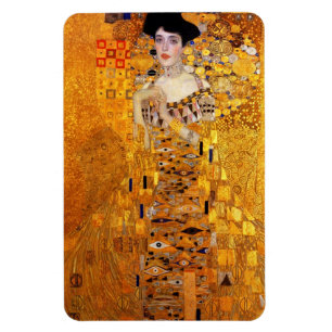 Adele Bloch-Bauers porträtt av Gustav Klimt Magnet