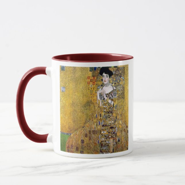 Adele Bloch-Bauers Porträtt av Gustav Klimt Mugg (Vänster)