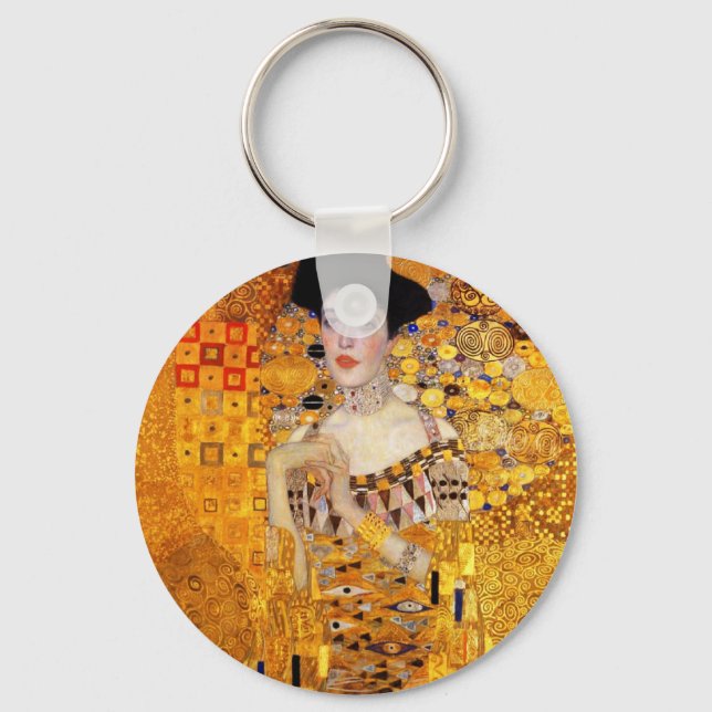 Adele Bloch-Bauers Porträtt av Gustav Klimt Nyckelring (Framsida)