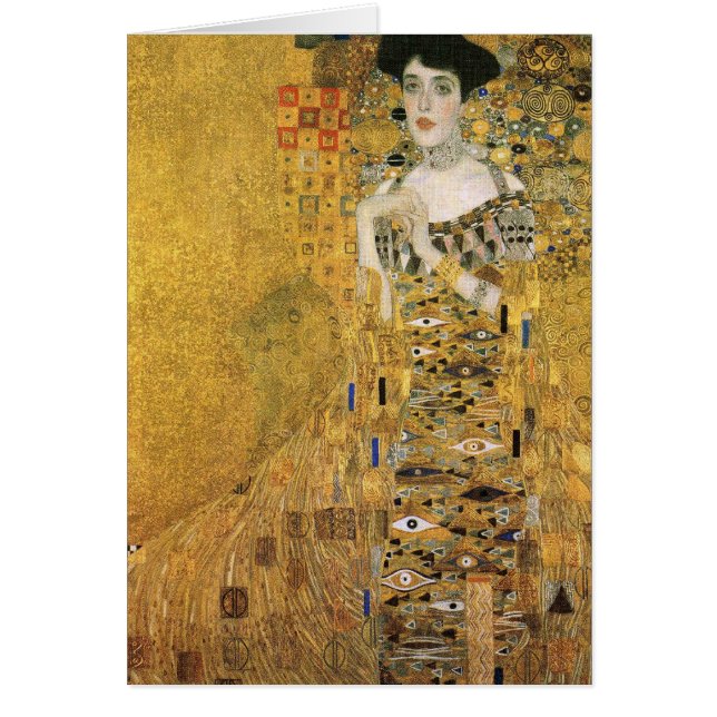 Adele Bloch-Bauers porträtt Hälsningskort (Framsidan)