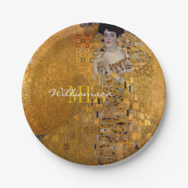 Adele, Dam i Guld, av Gustav Klimt, Monogrammed