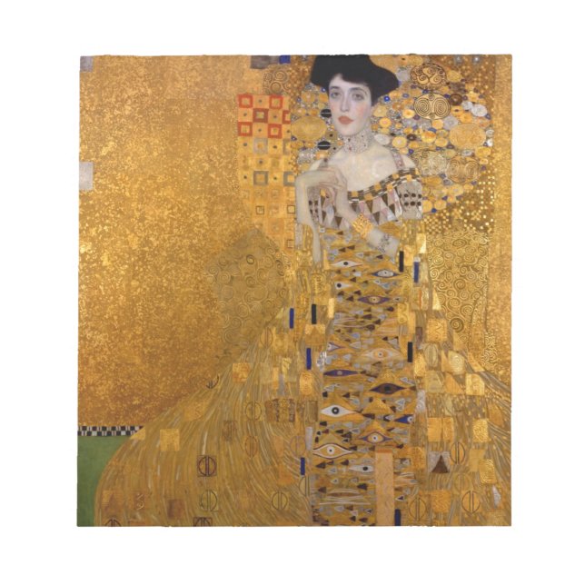 Adele, Dam i Guld - Gustav Klimt Anteckningsblock (Framsida)