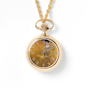 Adele, Dam i Guld, Gustav Klimt, Monogram Namn Armbandsur