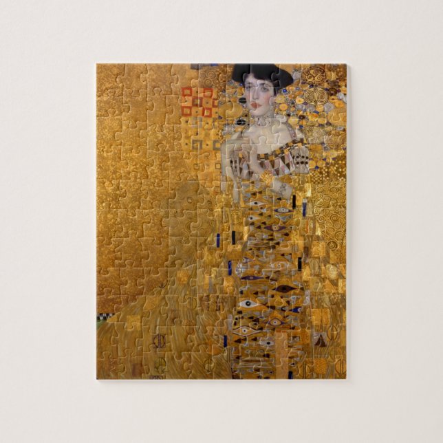 Adele, Dam i Guld - Gustav Klimt Pussel (Vertikal)