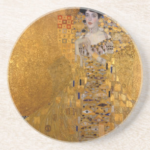 Adele, Dam i Guld - Gustav Klimt Underlägg Sandsten