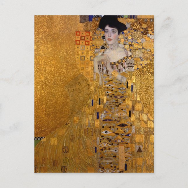 Adele, Dam i Guld - Gustav Klimt Vykort (Framsida)