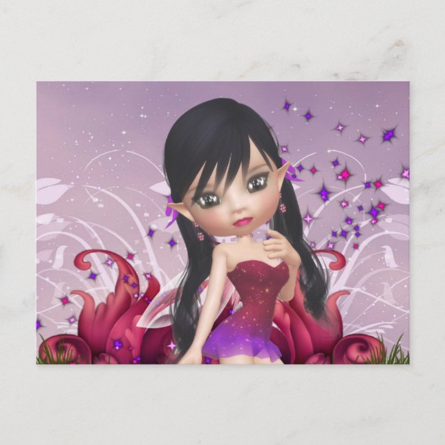 Adele Fairy Postcard Vykort (Framsida)