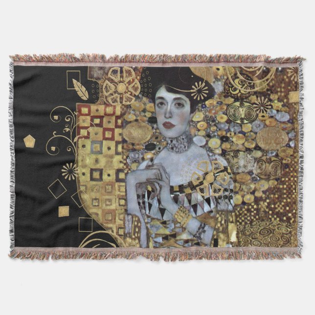 Adele Klimt Throw Blanket Filt (Framsidan)