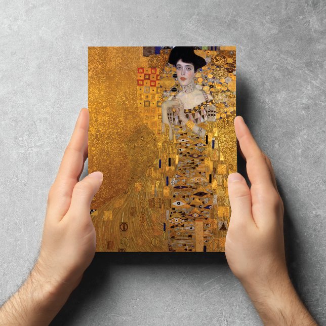 Adele Porträtt Gustav Klimt Blank Note Card OBS Kort (Skapare uppladdad)