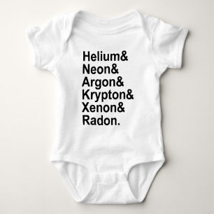 Ädelgaser Helium Neon Argon Krypton Radon Xenon Tee